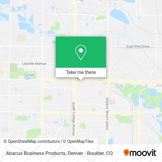 Abacus Business Products map
