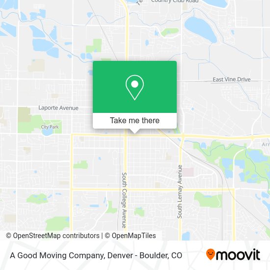 Mapa de A Good Moving Company
