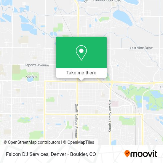 Falcon DJ Services map
