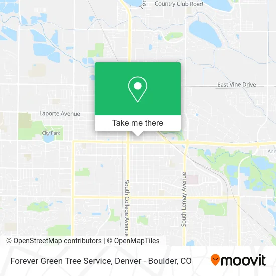Forever Green Tree Service map
