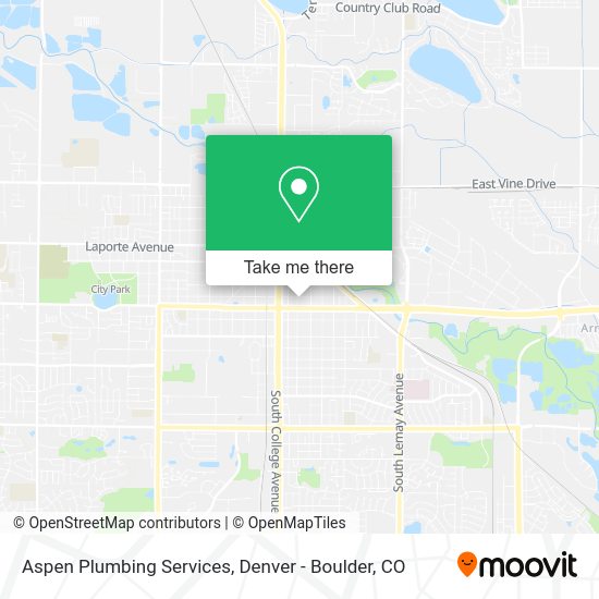 Mapa de Aspen Plumbing Services