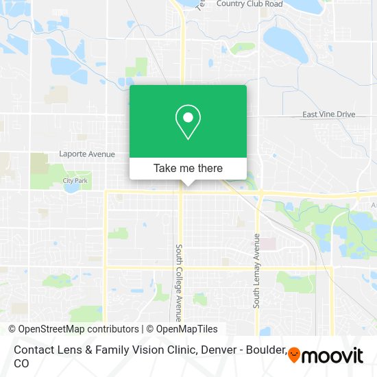 Contact Lens & Family Vision Clinic map