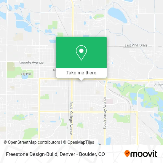 Freestone Design-Build map