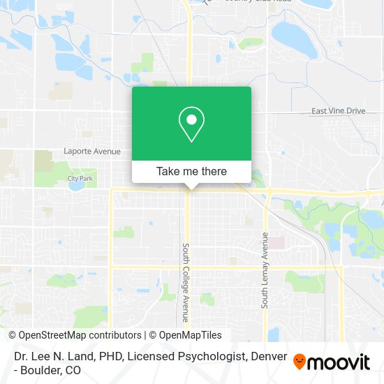 Dr. Lee N. Land, PHD, Licensed Psychologist map