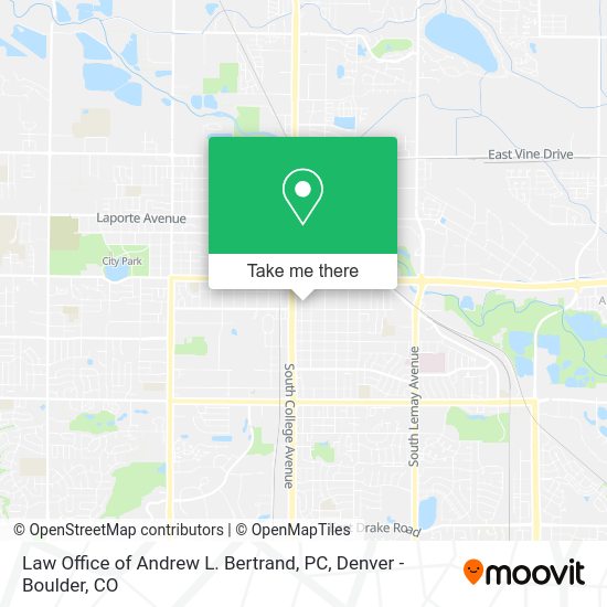 Law Office of Andrew L. Bertrand, PC map