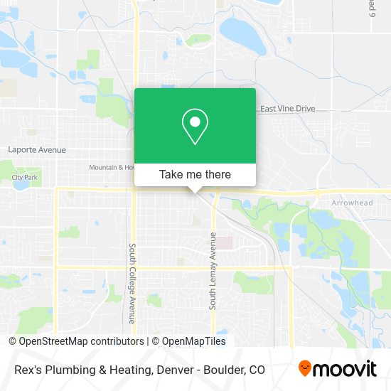 Rex's Plumbing & Heating map