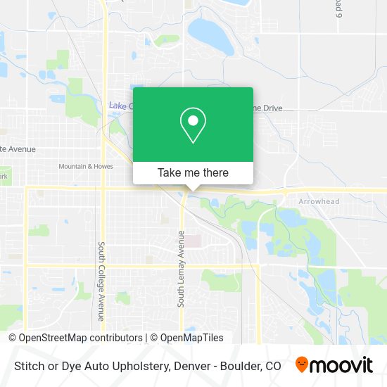 Stitch or Dye Auto Upholstery map