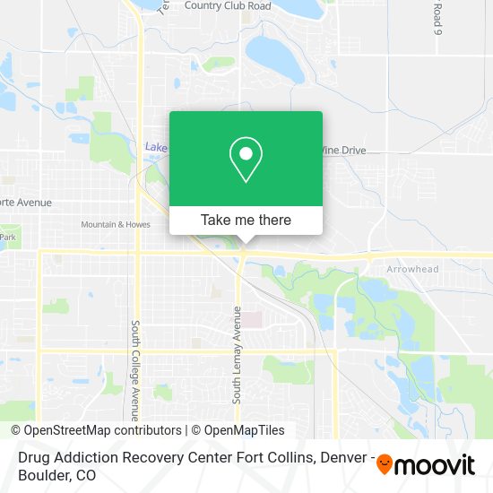 Mapa de Drug Addiction Recovery Center Fort Collins