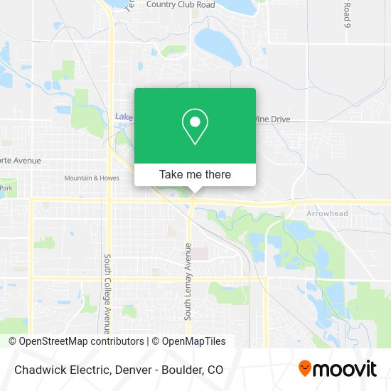 Chadwick Electric map