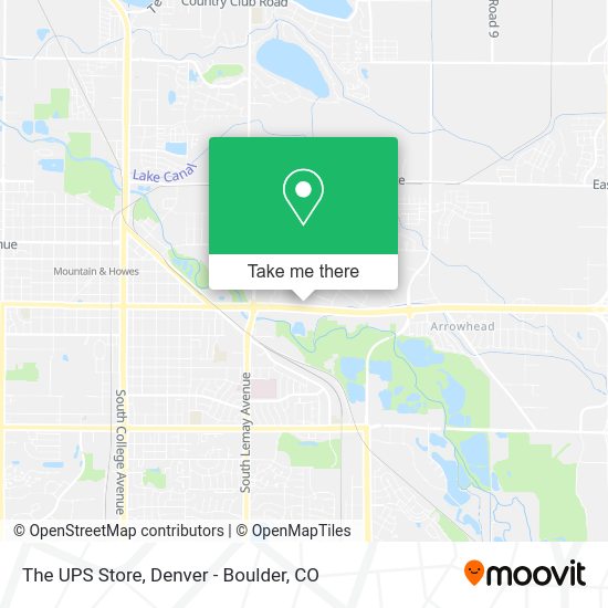 Mapa de The UPS Store