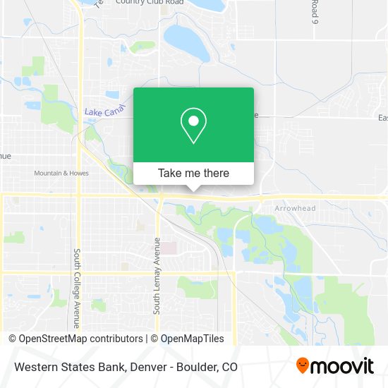 Mapa de Western States Bank