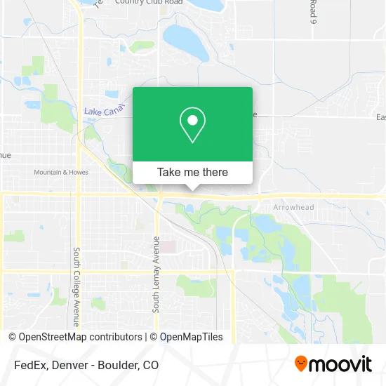 FedEx map