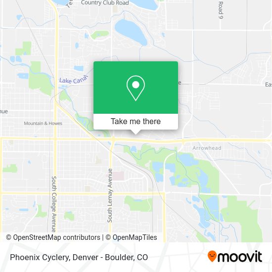 Mapa de Phoenix Cyclery