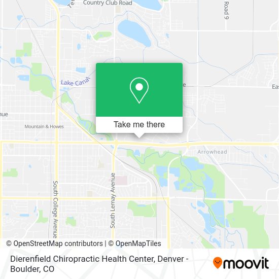 Dierenfield Chiropractic Health Center map