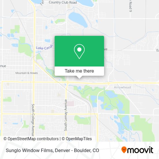Sunglo Window Films map