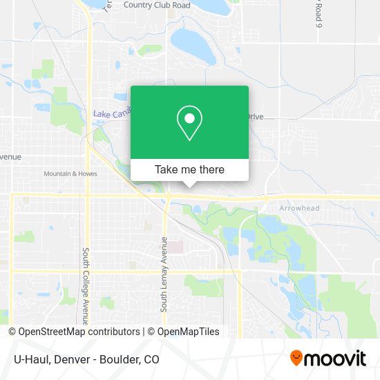 Mapa de U-Haul
