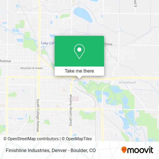 Finishline Industries map
