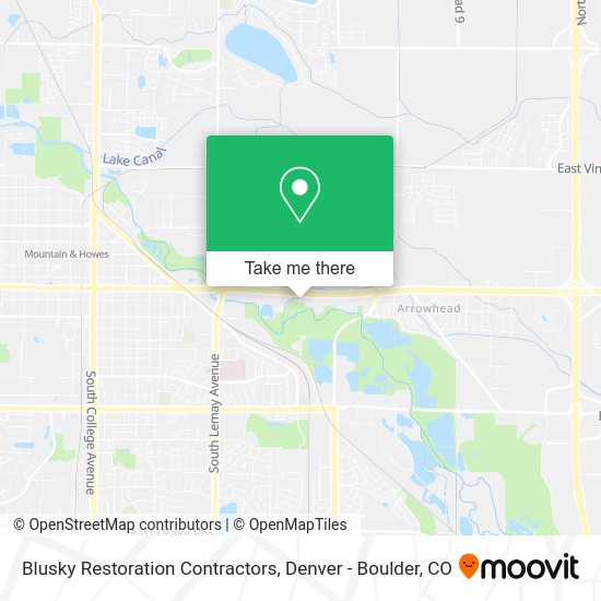 Mapa de Blusky Restoration Contractors