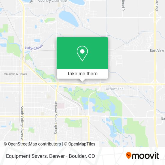 Mapa de Equipment Savers