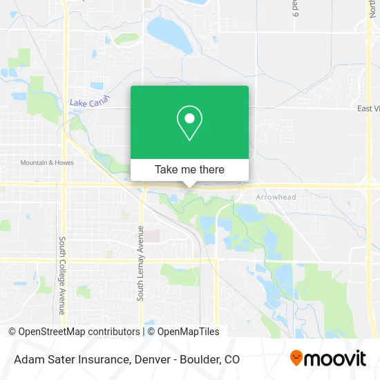 Adam Sater Insurance map