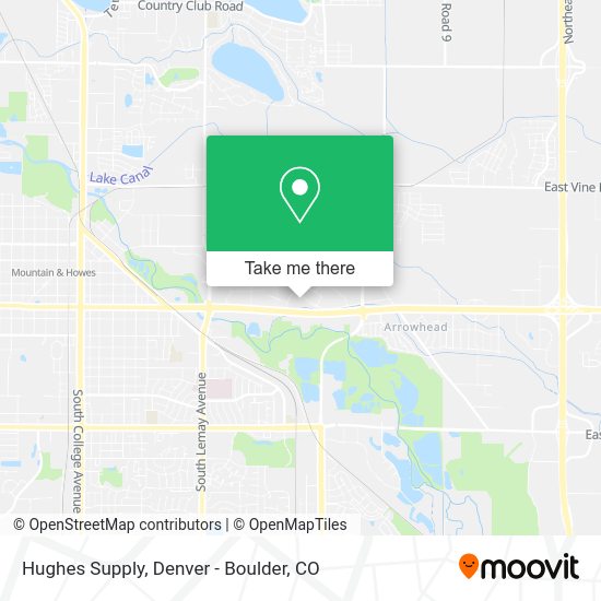 Hughes Supply map