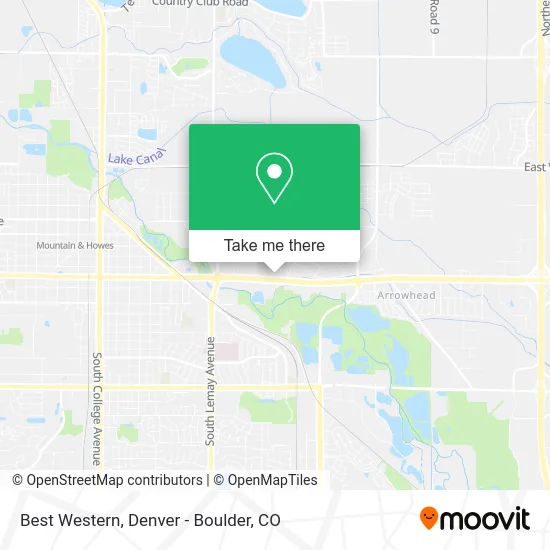 Best Western map