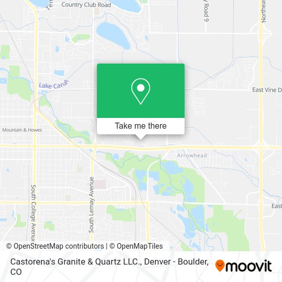 Castorena's Granite & Quartz LLC. map