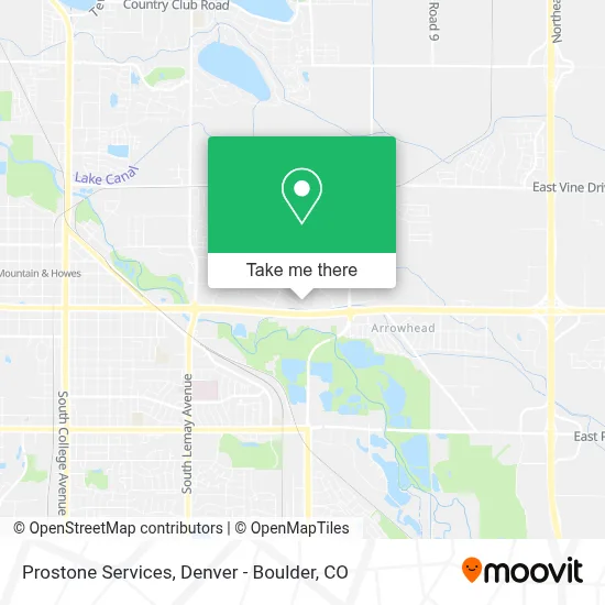 Prostone Services map