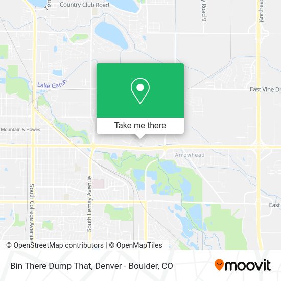 Mapa de Bin There Dump That
