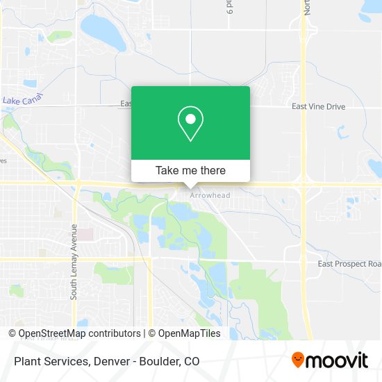 Mapa de Plant Services