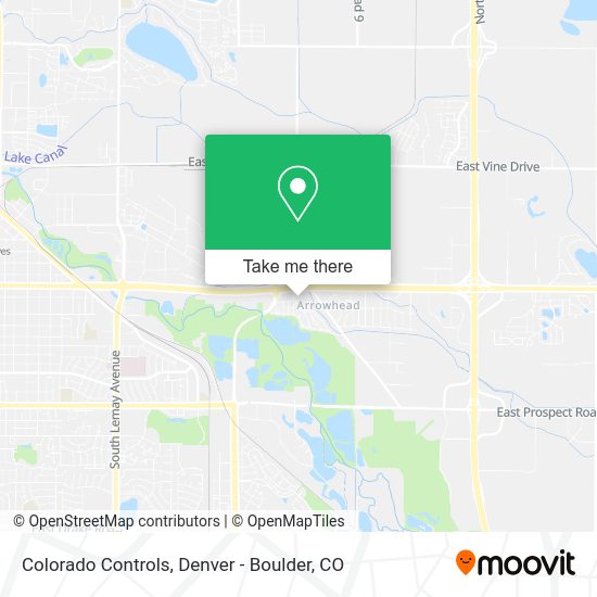 Mapa de Colorado Controls