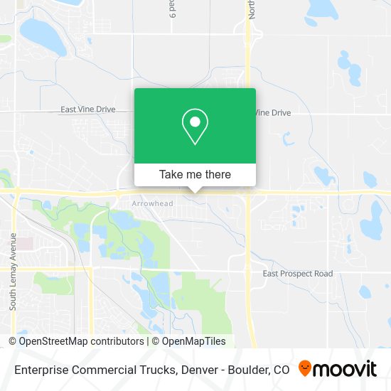 Enterprise Commercial Trucks map
