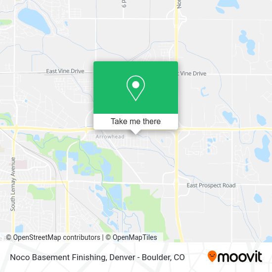 Noco Basement Finishing map