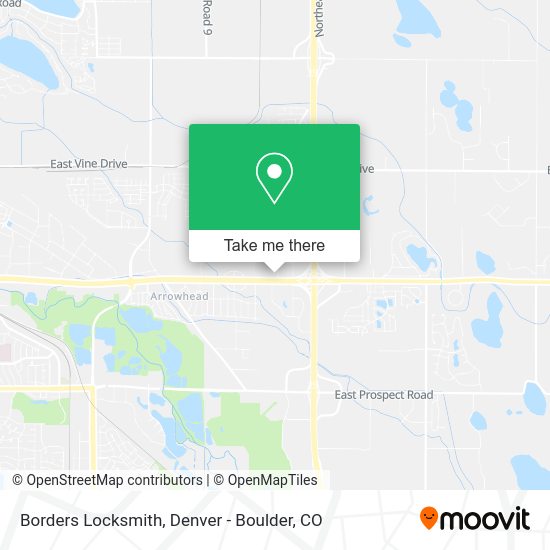 Borders Locksmith map