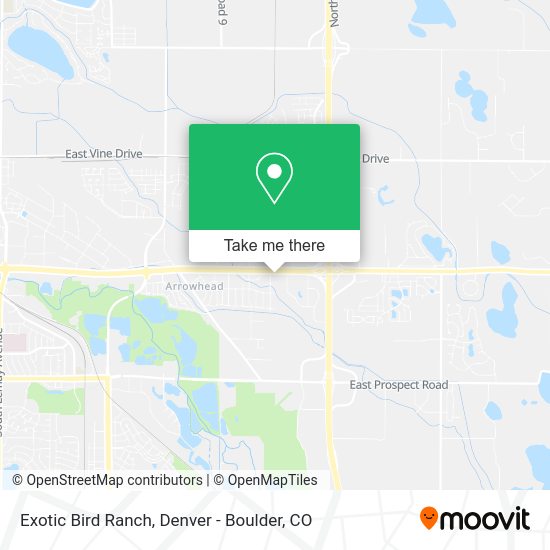 Exotic Bird Ranch map