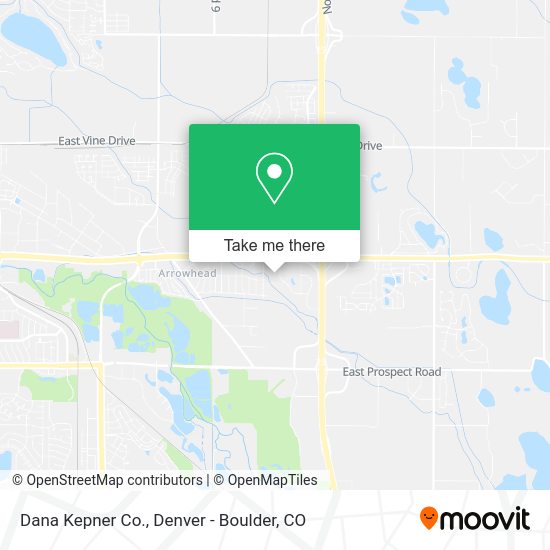 Mapa de Dana Kepner Co.