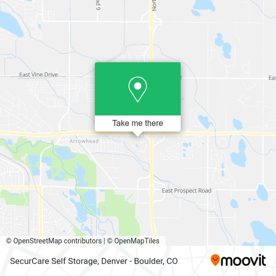 SecurCare Self Storage map