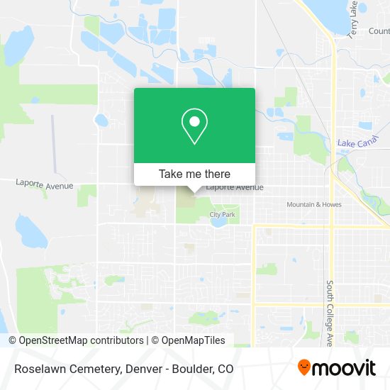 Roselawn Cemetery map