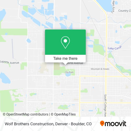Mapa de Wolf Brothers Construction
