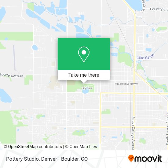 Pottery Studio map