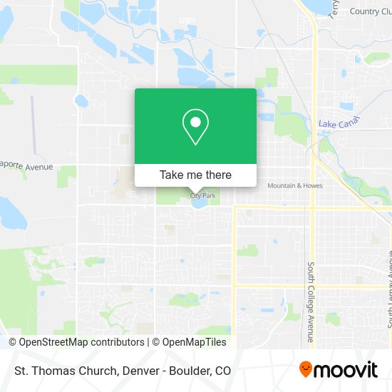 St. Thomas Church map