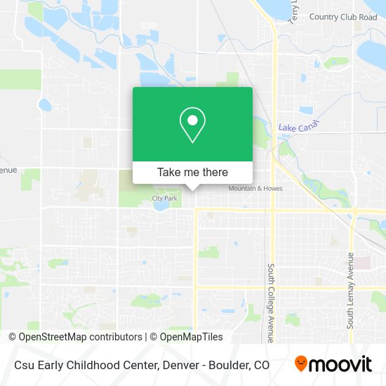 Mapa de Csu Early Childhood Center