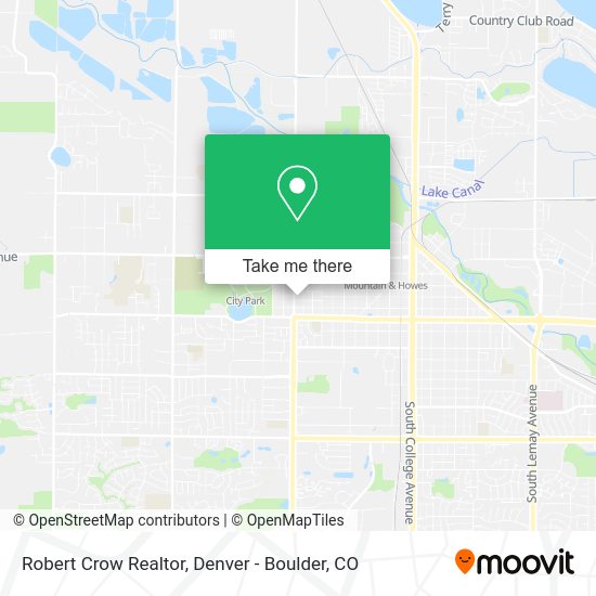 Robert Crow Realtor map