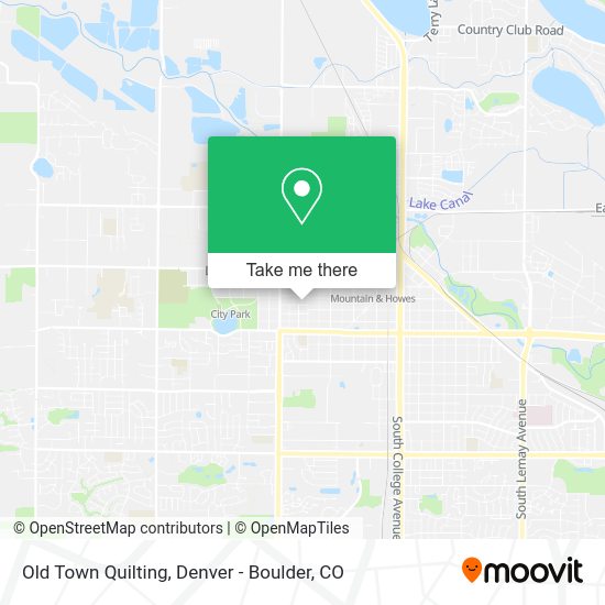 Old Town Quilting map