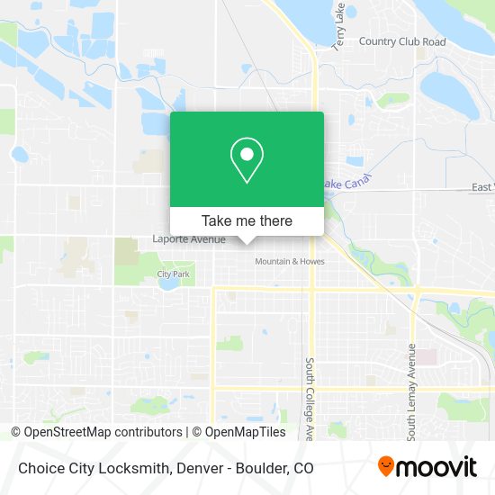 Mapa de Choice City Locksmith