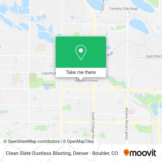 Clean Slate Dustless Blasting map