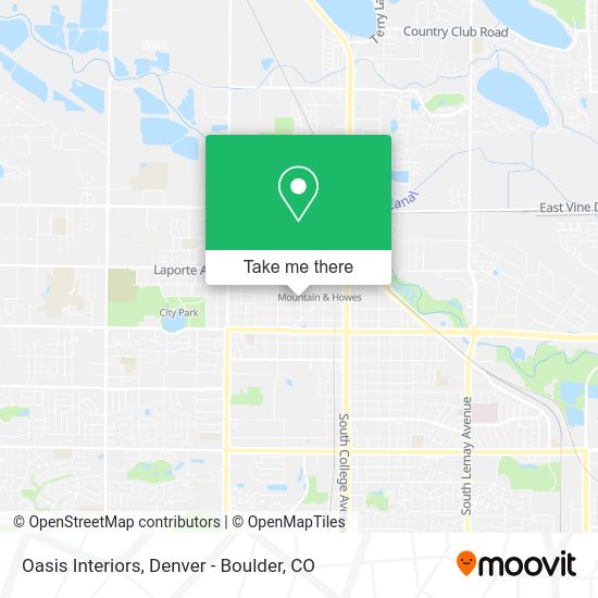 Oasis Interiors map