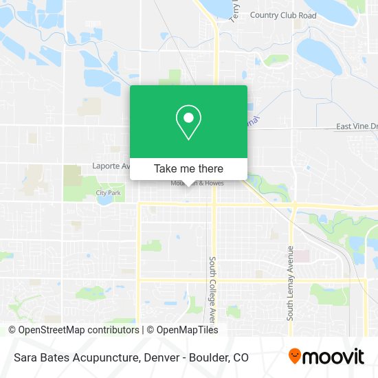 Sara Bates Acupuncture map
