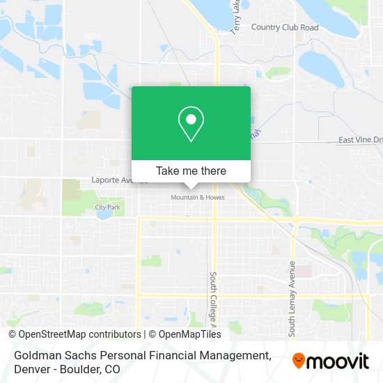 Goldman Sachs Personal Financial Management map