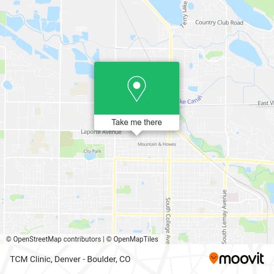 TCM Clinic map